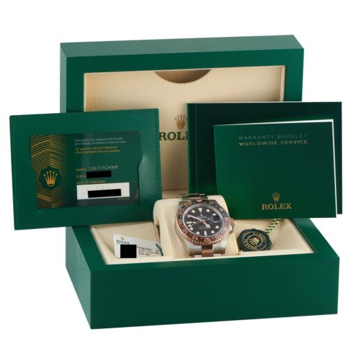 GMT-Master II Root Beer Two-Tone Oyster Watch 126711CHNR - Image 2